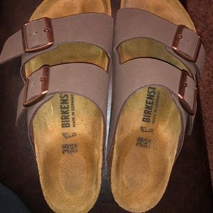 Mocha/brown Birkenstocks size 38